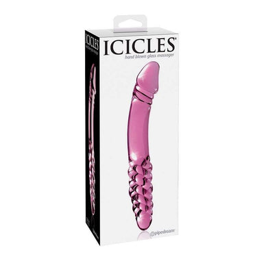 Dildo in Vetro Anallergico Elegante per Stimolazioni Duali